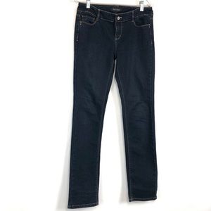 𝅺WHITE House Black Market Straight Jeans 5-pocket 2